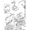 VOLVO V70 MK1 Automatinės Pavarų Perjungimo Rankenos Oda 9181356 NAUJA ORIGINALI