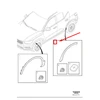 VOLVO XC40 galinio dešiniojo sparno lipdiniai originalūs 31448329