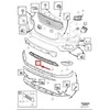VOLVO XC40 Priekinis Apatinis Bamperio Grotelės 31449342 NAUJAS ORIGINALUS