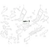 VOLVO XC60 centrinės konsolės puodelio laikiklis guminis įdėklas 1284528 NEW GENUINE