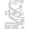 VOLVO XC60 MK1 Apatinis Galinis Bamperis R-Design Laikiklis 31371445 NAUJAS ORIGINALUS