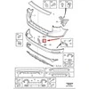 VOLVO XC60 MK1 Apatinis Galinis Bamperis R-Design Laikiklis 31371445 NAUJAS ORIGINALUS