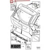 VOLVO XC60 MK1 apatinių keltuvo durelių apsauga nuo atsitrenkimo originali 31217749