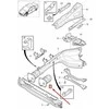VOLVO XC60 MK1 Priekinis Dešinysis Rėmo Bėgis 31353136 NAUJAS ORIGINALUS