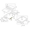 VOLVO XC60 MK1 priekinis kairysis stoglangio apvadas originalus 31352860
