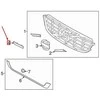 VOLVO XC60 MK1 Priekinis Radiatoriaus Grotelės R-Design Emblema 31284339 NAUJA ORIGINALI