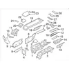 VOLVO XC60 MK2 centrinės konsolės apdailos dangtelis aklas LHD originalus 31469620