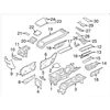 VOLVO XC60 MK2 centrinės konsolės apdailos dangtelis aklas LHD originalus 31469620