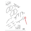 VOLVO XC60 MK2 kairės pusės kėbulo apdailos apsauga Originali 32328154
