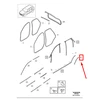 VOLVO XC60 MK2 kairės pusės kėbulo apdailos apsauga Originali 32328154