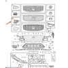 VOLVO XC60 MK2 priekinio dešiniojo bamperio grotelės originalios 31449129