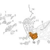 VOLVO XC60 Priekinės Kairės Durų Užraktas LHD 31253657 NAUJAS ORIGINALUS