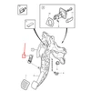 VOLVO XC60 sankabos pedalo grąžinimo spyruoklė Originali 31381377