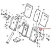 VOLVO XC70 P24 galinės sėdynės kairės pusės užraktas Originalus 39852156