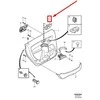 VOLVO XC90 MK1 galinės rankenos apdaila dešinės pusės durims 39973463 Originali