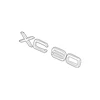 VOLVO XC90 MK1 galinio numerio emblema originali 9483933