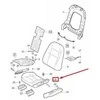 VOLVO XC90 MK1 priekinės kairės pusės sėdynės šoninis skydelis 39866790 NAUJAS GENUINALUS