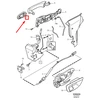 VOLVO XC90 MK1 priekinės kairės rankenos išorinis dangtelis originalus 39882367