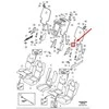 VOLVO XC90 MK2 galinis centrinis pagalvėlė apatinė sėdynės atlošo dalis 39826815 Originali