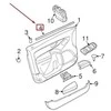 Volvo XC90 Priekinis Dešinysis Stiklo Aparatinės Dekoracijos Originalus 30753851