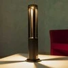 12W 3000K Pastatomas LED lauko šviestuvas Juodas