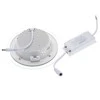 12W 4000K LED Panelė Apvali Stikliniu Rėmeliu natūrali Balta Šviesa