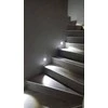 1.3W įleidžiamas sieninis LED šviestuvas su judesio davikliu