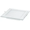 18W 3000K LED panelė kvadratinė stikliniu rėmeliu šilta balta šviesa