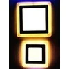 18W + 6W LED panelė dviejų spalvų kvadratinė