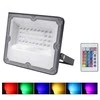 50W IP65 RGBW LED lauko prožektorius su nuotolinio valdymo pulteliu