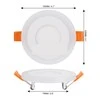 6w LED panelė keičianti spalvas su IR pulteliu (RGB) apvali
