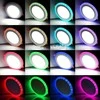 6w LED panelė keičianti spalvas su IR pulteliu (RGB) apvali