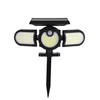 6W LED prožektorius su saulės baterija su judesio davikliu