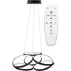 70W 3000-6000K LED Šviestuvas Juodas su nuotolinio valdymo pulteliu