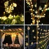 7.85m LED Girlianda su saulės baterija BURBULIUKAI