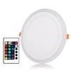 9w LED panelė keičianti spalvas su IR pulteliu (RGB) apvali