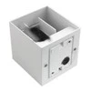 Baltas 6W reguliuojamo kampo LED lauko šviestuvas IP54