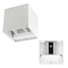 Baltas 6W reguliuojamo kampo LED lauko šviestuvas IP54