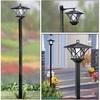 LED sodo šviestuvas su saulės baterija 138cm