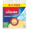 VILEDA gerai drėgmę sugeriančios ir tvirtos kempinės-šluostės, 5+1 vnt.