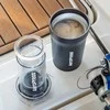 Go Plus su juodu AeroPress terminiu puodeliu