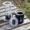 „AeroPress“ – kelioninis kavos puodelis, juodas, 350 ml