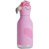 Asobu - Bestie Flamingo - 460 ml Insulated Bottle with Straw