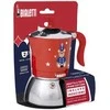 Bialetti - Fiammetta Induction Joyful Christmas Moka Pot 4tz Raudona