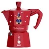 Bialetti Moka Express 3tz (150 ml) Joyful Christmas raudona