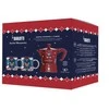 Bialetti Moka Express 6TZ (300 ml) | 2 x 300 ml | Joyful Christmas raudona