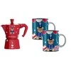 Bialetti Moka Express 6TZ (300 ml) | 2 x 300 ml | Joyful Christmas raudona