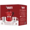 Bialetti - Spragtuko Moka Express 6tz + 2 puodelių rinkinys