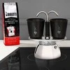 Bialetti Mini Express Induction 2TZ (100ml) + 2 Filiżanki juoda