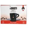 Kavos Puodelių Rinkinys - Bialetti Perfetto Moka Porcelianas 4x 75 ml Juodi